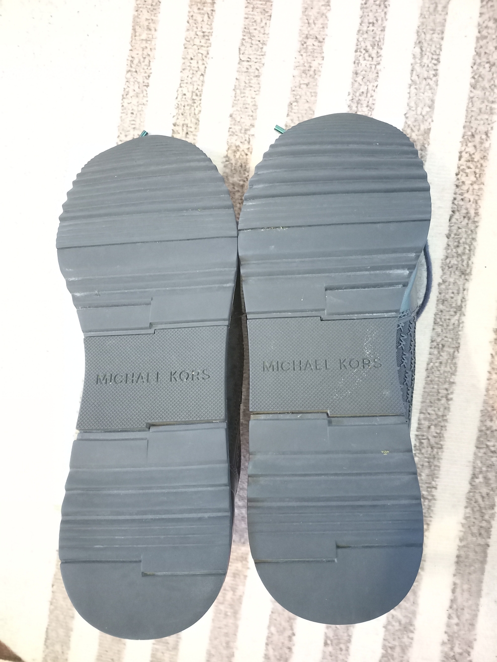 Michael Kors Navy Lace-Up Sneakers - Picture 8 of 8